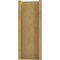 Ekena Millwork 8-in W x 16-in D x 20-in H Funston Slat Rough Cedar Woodgrain TimberThane Outlooker, Primed Tan OUTUR080X16X20FST24RCPR - alternate 2